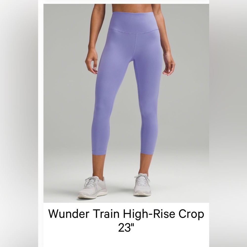 Like New Lululemon Wunder Train leggings 23”